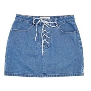 Pacsun denim mini skirt
